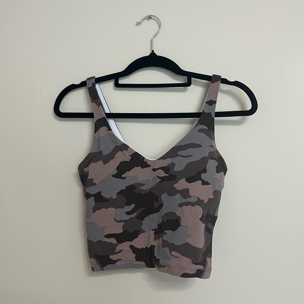 Camo Print Women's Top